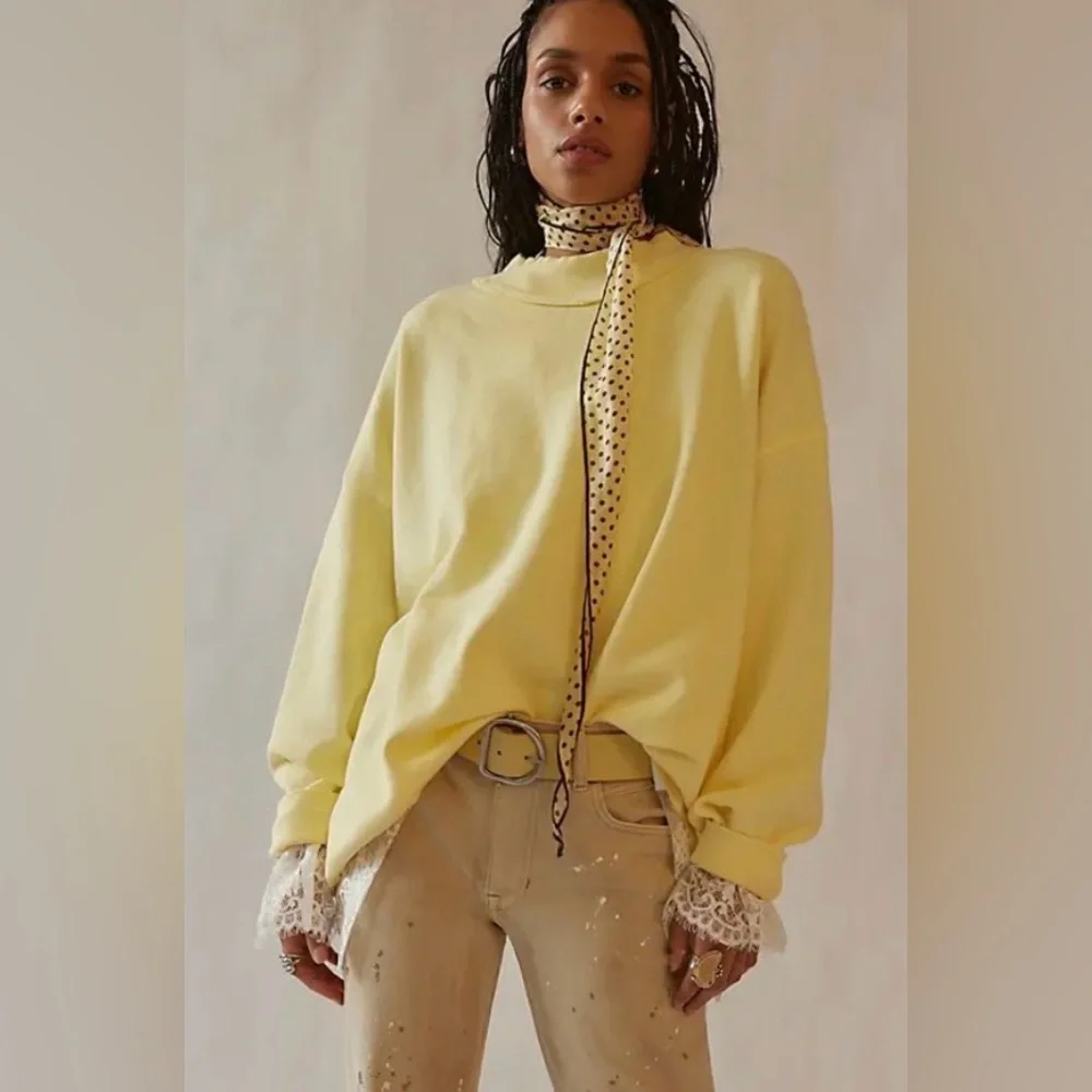 Free People We The Free Palm Springs Pullover. NWOT - Picture 6 of 11